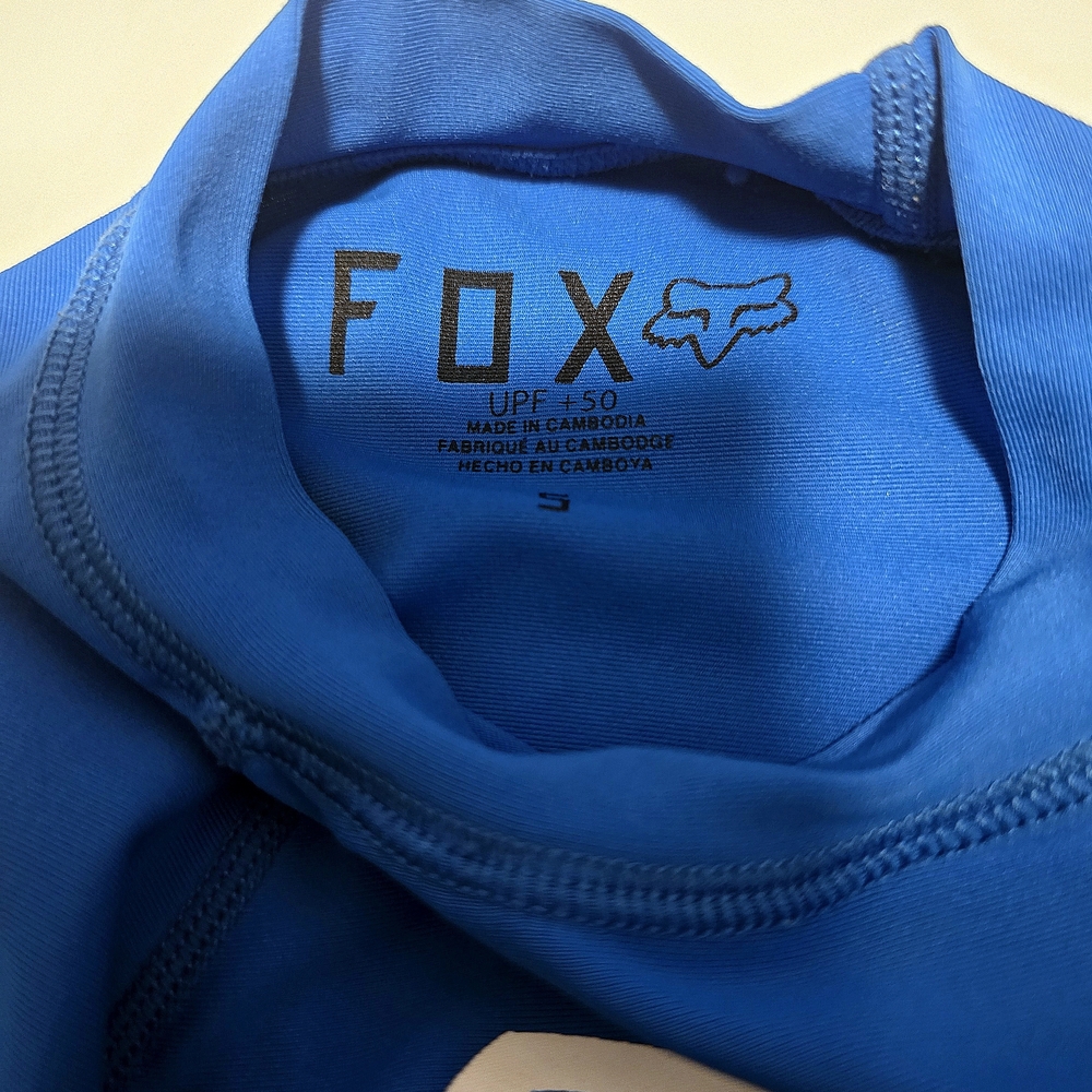 Fox Kids Royal Blue Rashguard - Picture 3 of 3